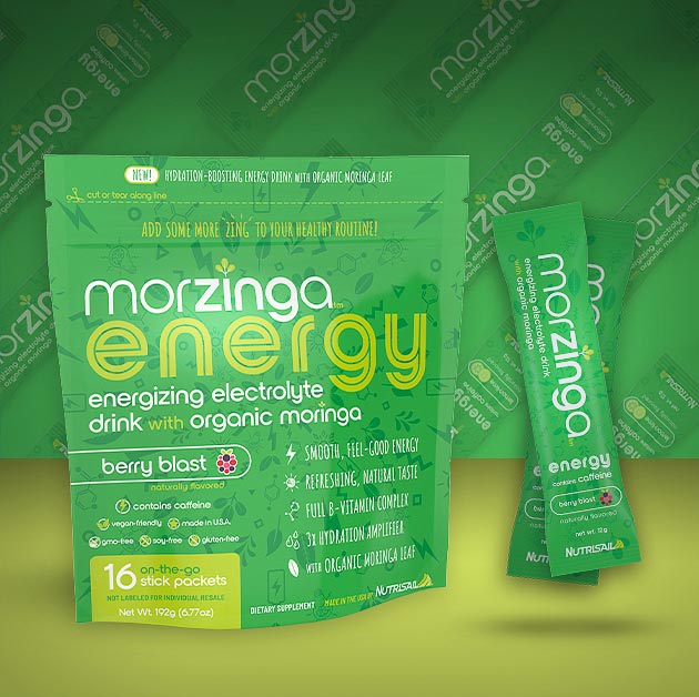 Morzinga Energy Drink Mix. Healthy,
Great tasting. Gives you lots of energy and curbs
your appetite