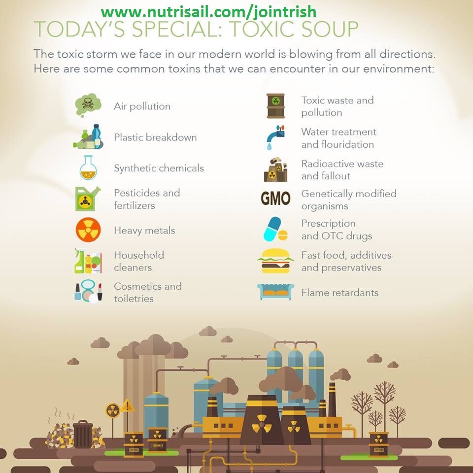 Nutrisail B-Safe Flushes the toxins,
